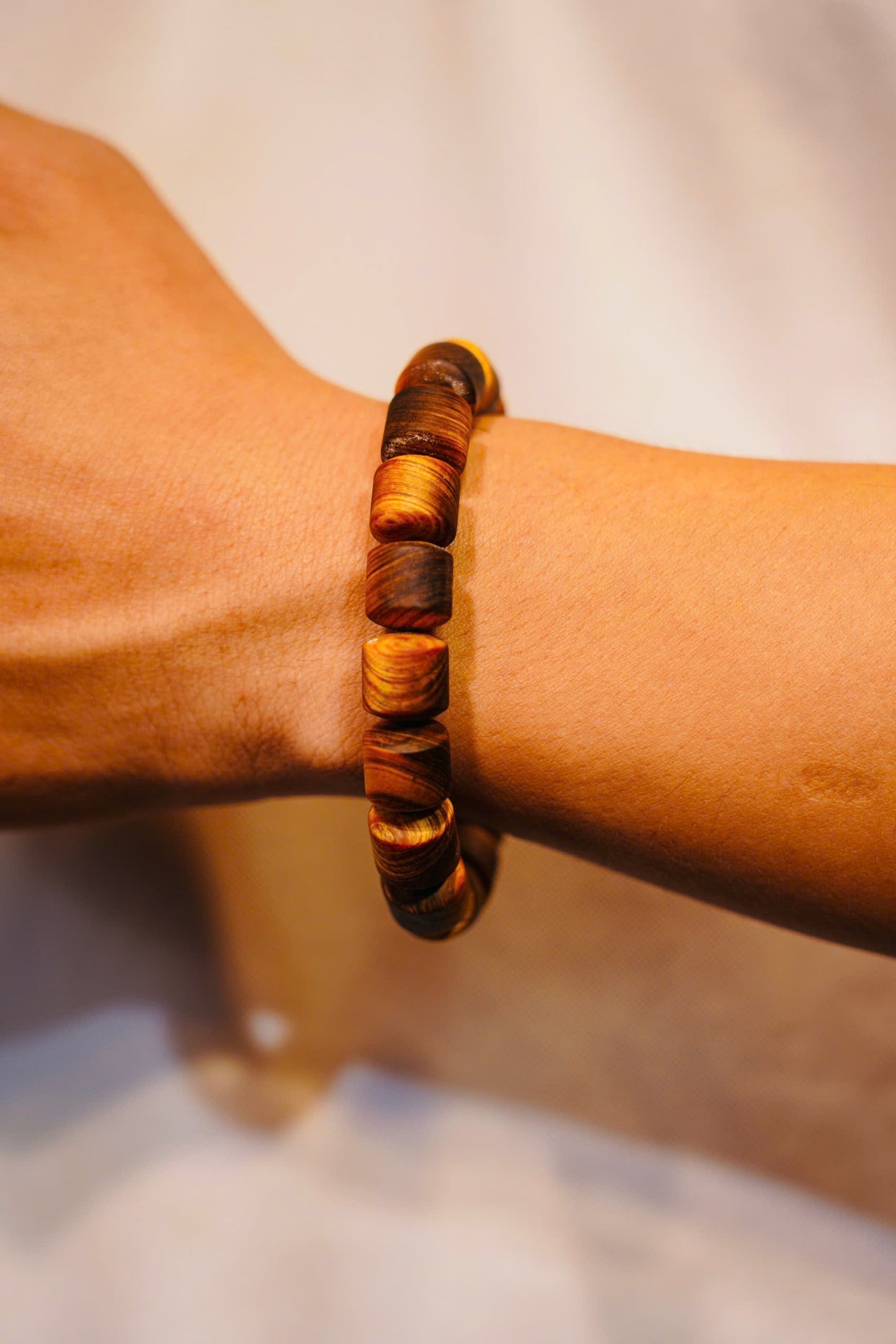 Resin Flow | 12mm Cocoon Cupressus Bracelet