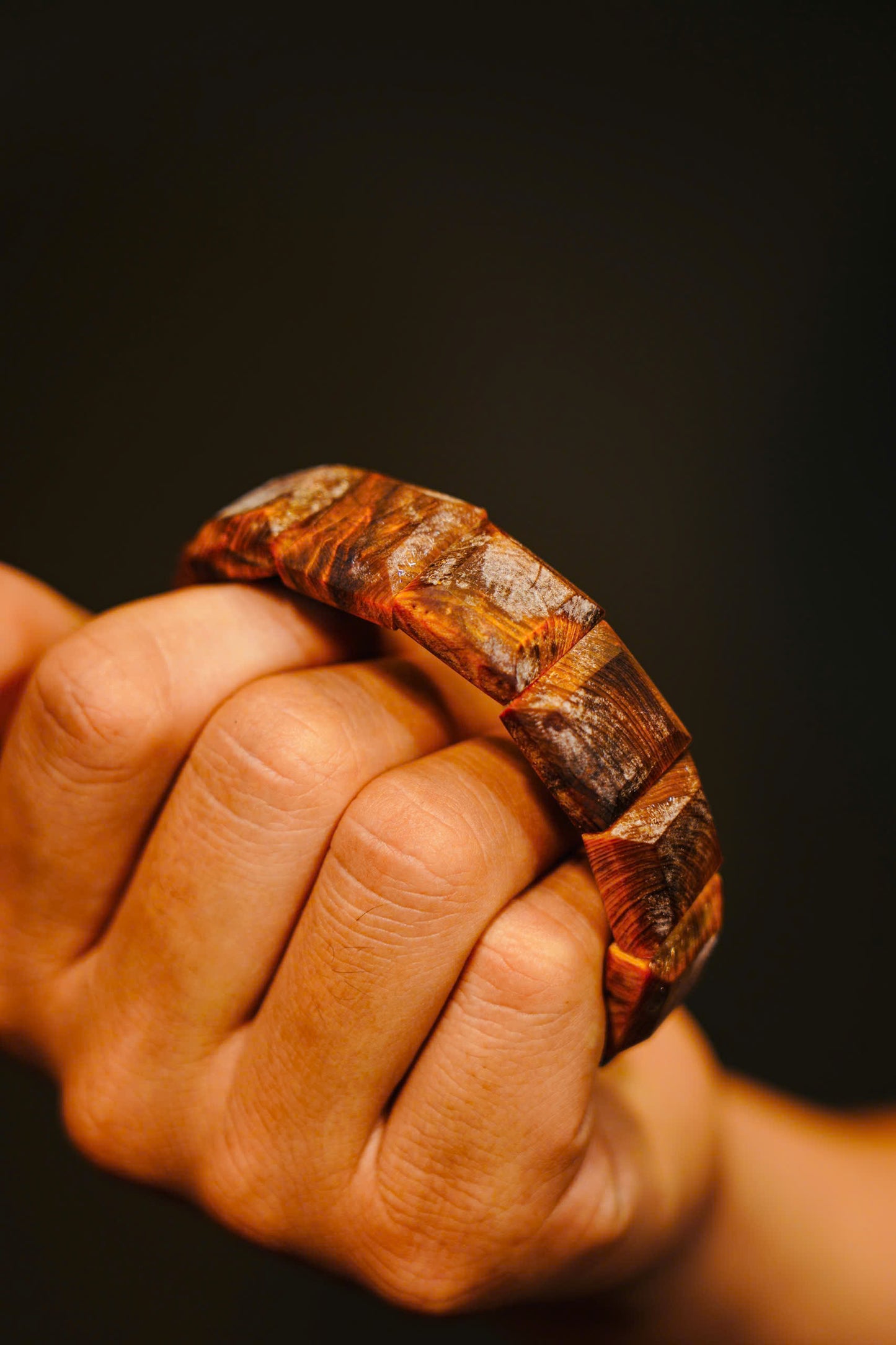 Stillframe | 18mm Resin-Rich Wood Bracelet