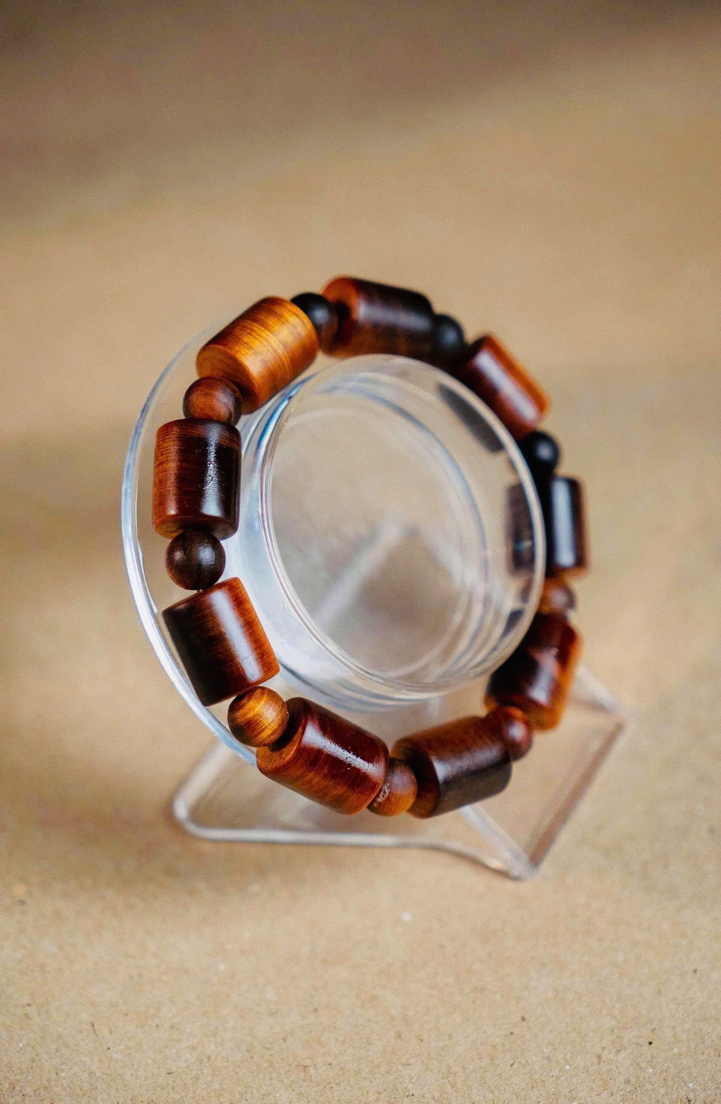 Silent Beam | 12mm Red Amber Bamboo Wood